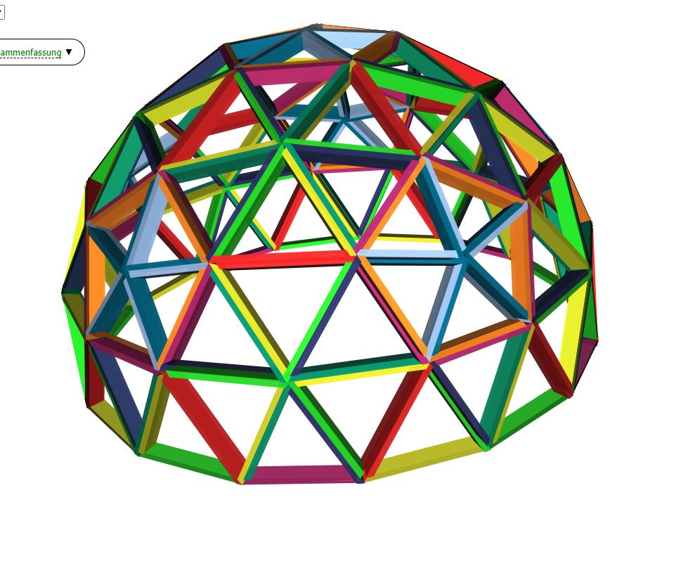专用球形设计软件-大地圆顶测地线设计软件-球形帐篷设计软件